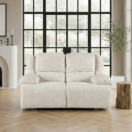 Caliber Beige Power Reclining Living Room Set from Homelegance - Luna Furniture