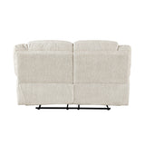 Caliber Beige Power Double Reclining Loveseat from Homelegance - Luna Furniture