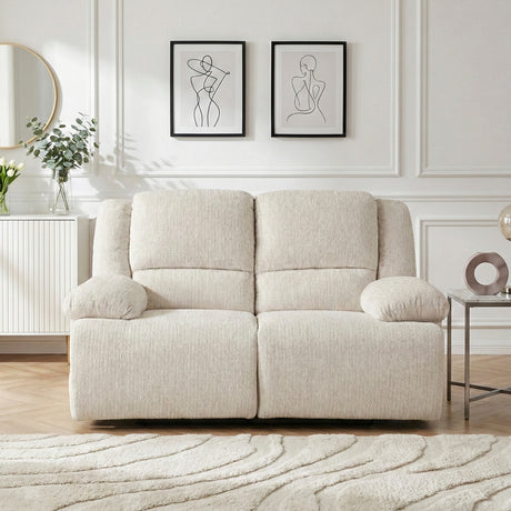 Caliber Beige Reclining Living Room Set from Homelegance - Luna Furniture