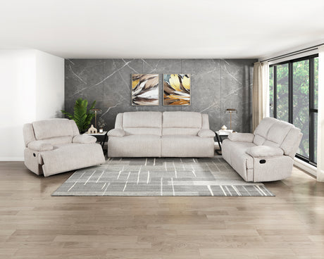 Caliber Beige Reclining Chair from Homelegance - Luna Furniture