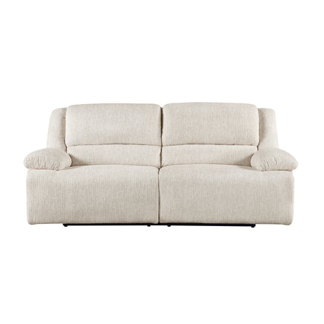 Caliber Beige Double Reclining Sofa from Homelegance - Luna Furniture