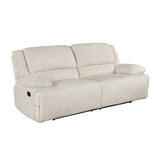 Caliber Beige Double Reclining Sofa from Homelegance - Luna Furniture