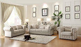 Savonburg Neutral Loveseat from Homelegance - Luna Furniture