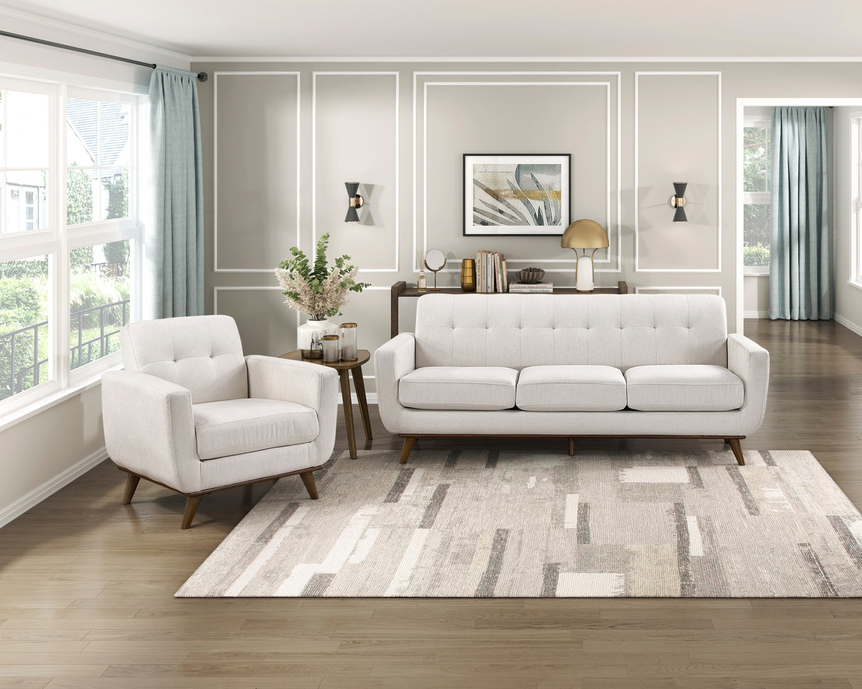 Caliber Beige Double Reclining Sofa from Homelegance - Luna Furniture