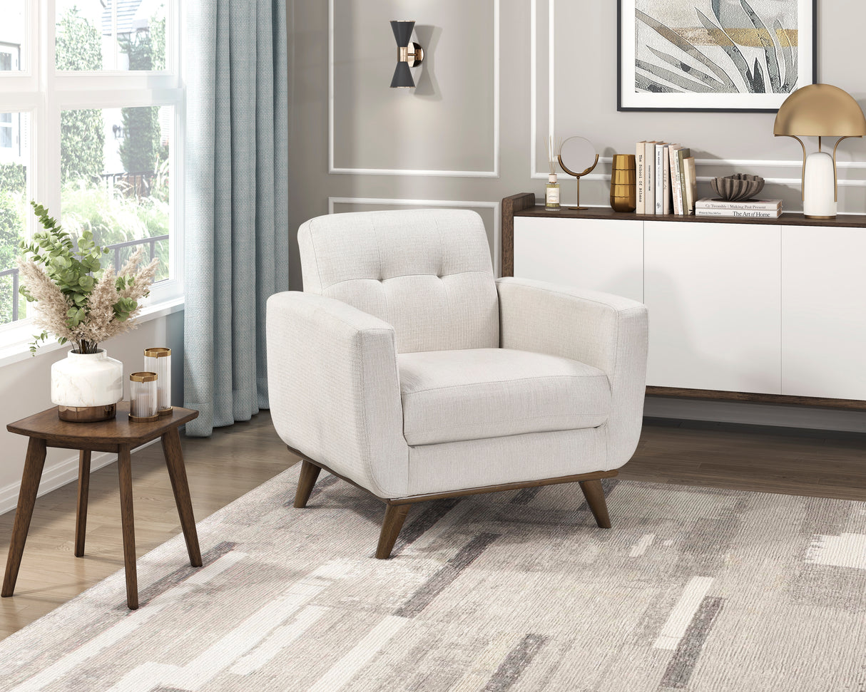 Martina Beige Accent Chair from Homelegance - Luna Furniture