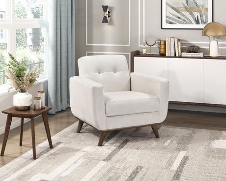 Martina Beige Accent Chair from Homelegance - Luna Furniture