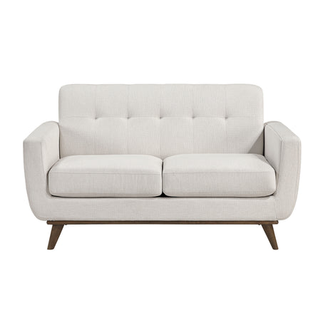 Martina Beige Loveseat from Homelegance - Luna Furniture