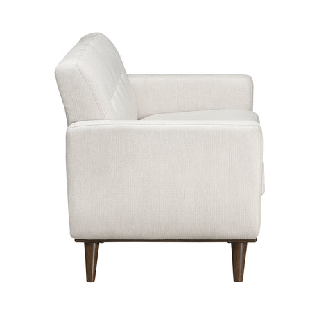 Martina Beige Loveseat from Homelegance - Luna Furniture