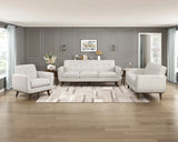 Martina Beige Loveseat from Homelegance - Luna Furniture