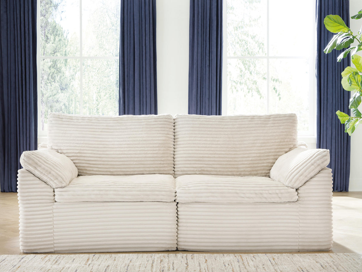 Fannin Ivory Left-Arm/Right-Arm Facing Corner Chair from Ashley - Luna Furniture