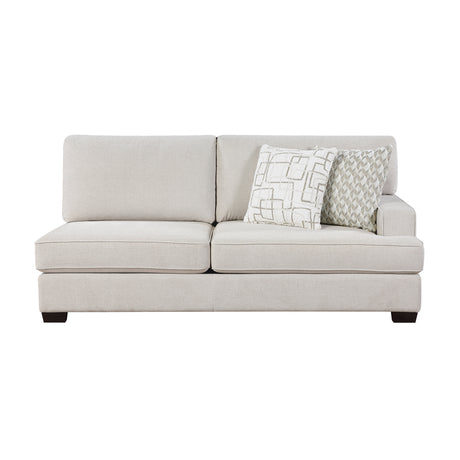 Livia Beige Ottoman from Homelegance - Luna Furniture