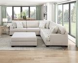 Livia Beige Ottoman from Homelegance - Luna Furniture