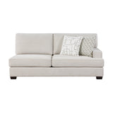 Livia Beige 3-Piece Sectional from Homelegance - Luna Furniture