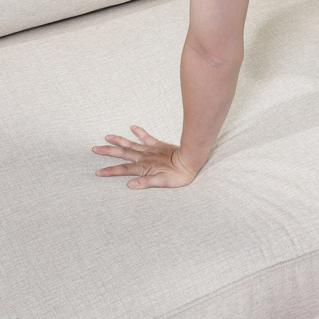 Livia Beige Ottoman from Homelegance - Luna Furniture