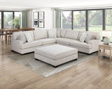 Livia Beige Ottoman from Homelegance - Luna Furniture