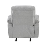 Jules Gray Double Reclining Love Seat from Homelegance - Luna Furniture