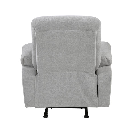 Jules Gray Double Reclining Love Seat from Homelegance - Luna Furniture