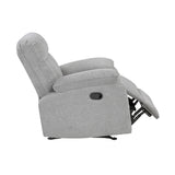 Jules Gray Double Reclining Love Seat from Homelegance - Luna Furniture