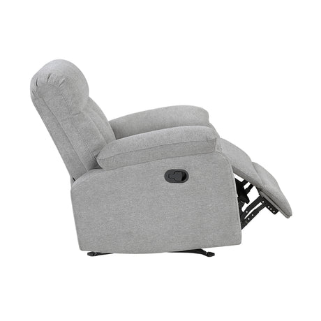 Jules Gray Double Reclining Love Seat from Homelegance - Luna Furniture
