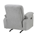 Jules Gray Double Reclining Love Seat from Homelegance - Luna Furniture