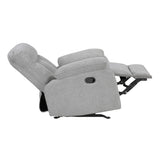 Jules Gray Double Reclining Love Seat from Homelegance - Luna Furniture