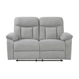 Jules Gray Double Reclining Sofa