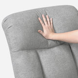 Jules Gray Rocker Reclining Chair from Homelegance - Luna Furniture