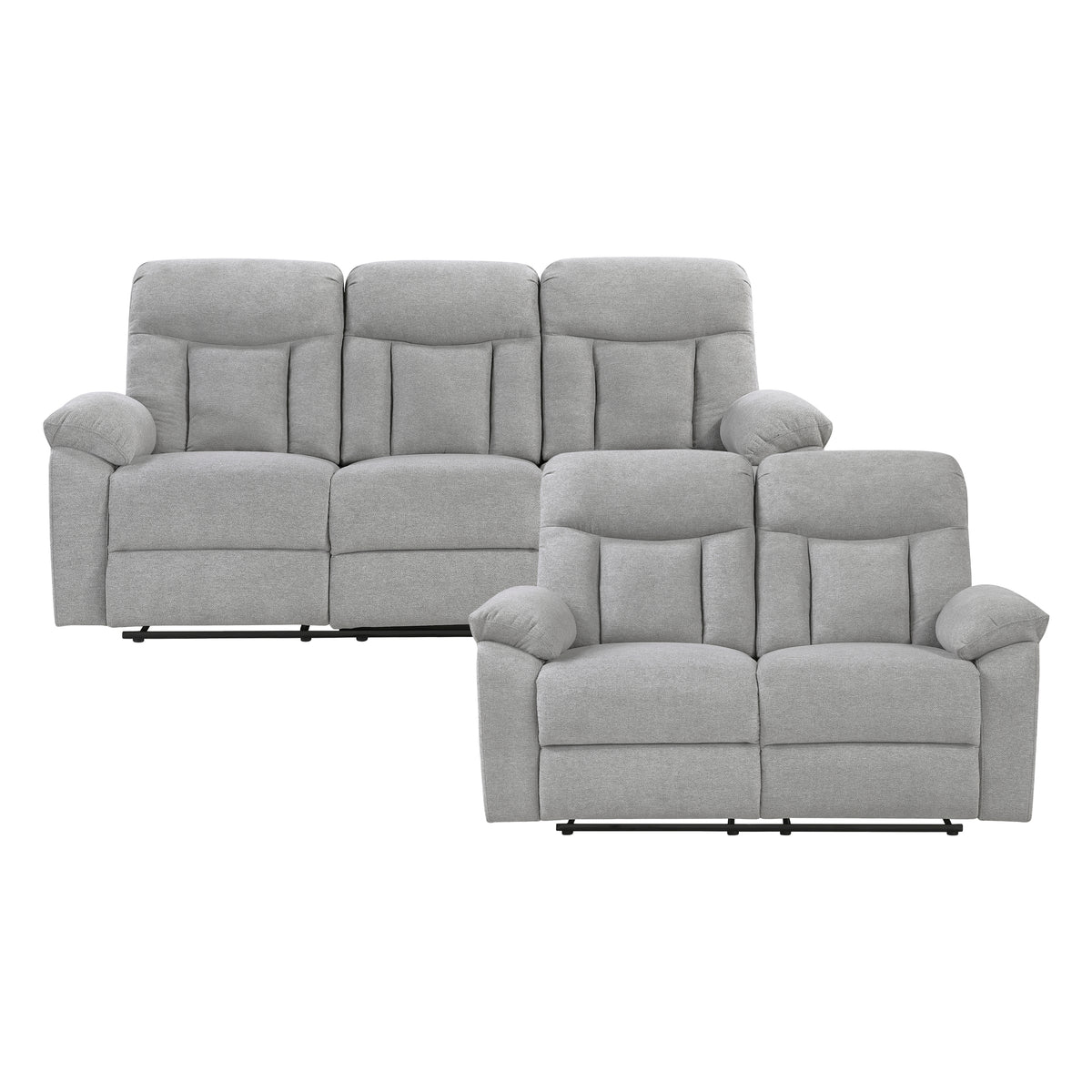 8440GRY*2 2pc Set: Sofa, Love from Homelegance - Luna Furniture
