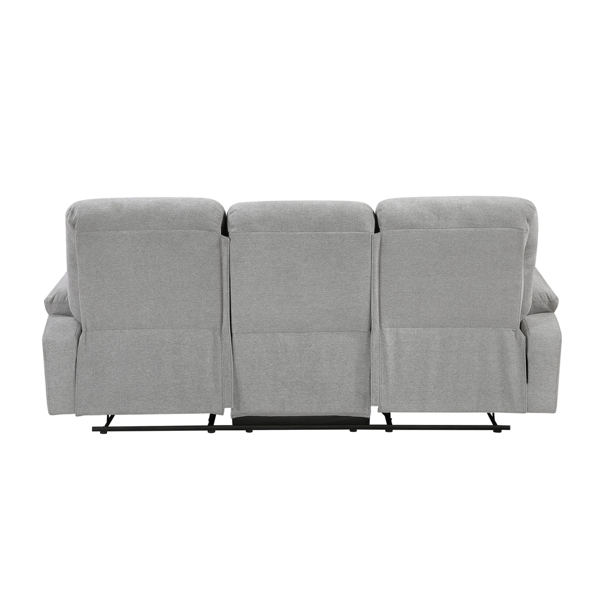 Jules Gray Double Reclining Sofa from Homelegance - Luna Furniture