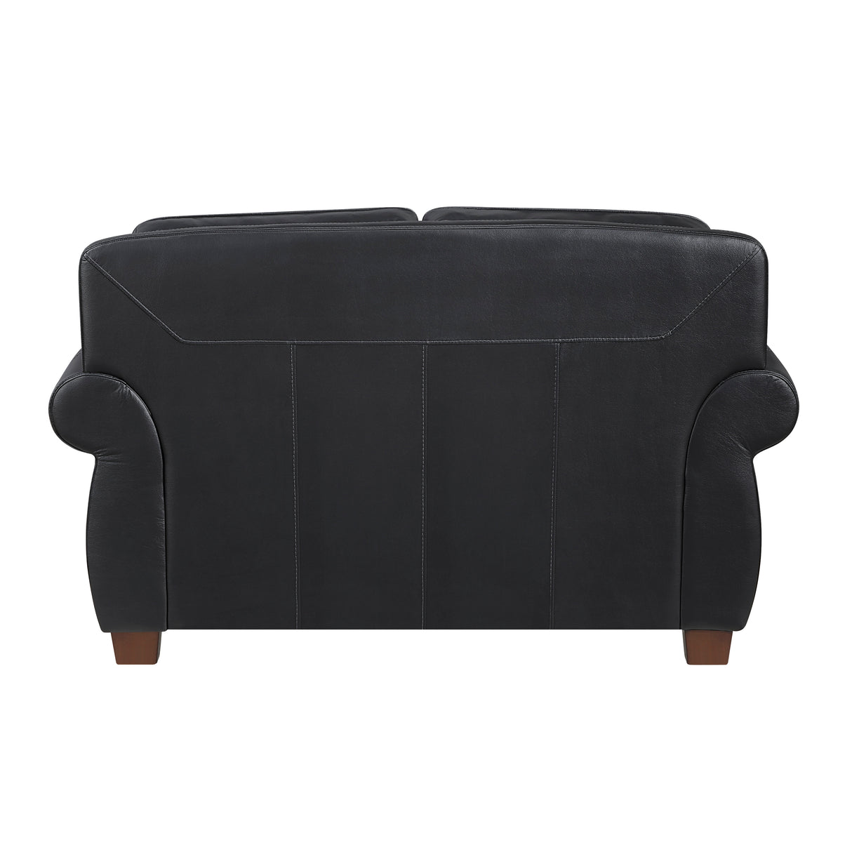 Remington Black Push Back Leather Reclining Chair from Homelegance - Luna Furniture