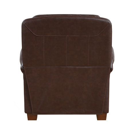 Remington Black Leather Sofa from Homelegance - Luna Furniture