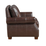 Remington Brown Leather Living Room Set from Homelegance - Luna Furniture