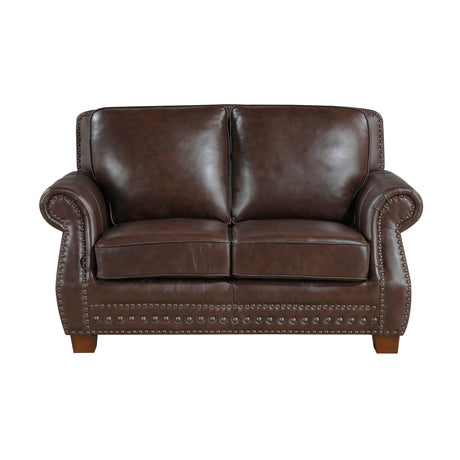 Remington Brown Love Seat from Homelegance - Luna Furniture