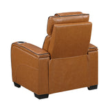 Apex Black Leather Power Double Reclining Loveseat