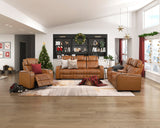 Apex Brown Leather Power Reclining Chair from Homelegance - Luna Furniture