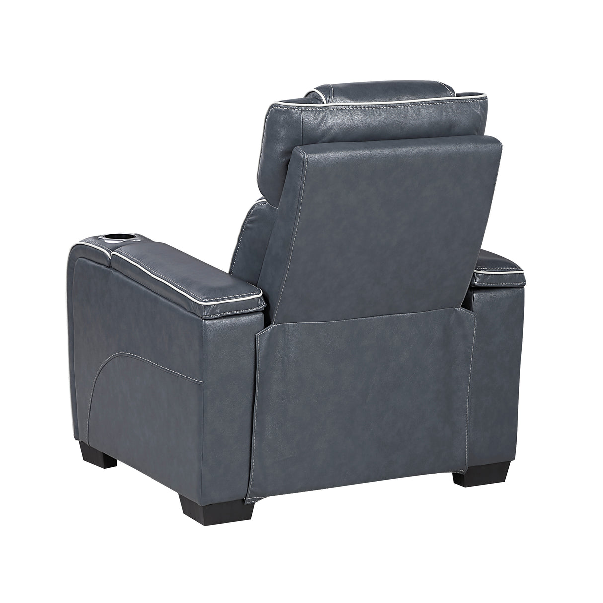 Apex Blue 2-Piece Leather Power Reclining Living Room Sets from Homelegance - Luna Furniture