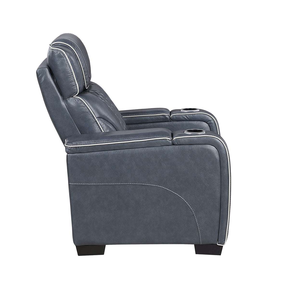 Apex Blue 2-Piece Leather Power Reclining Living Room Sets from Homelegance - Luna Furniture