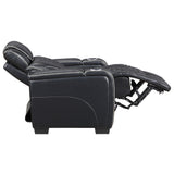 Apex Black Leather Power Reclining Living Room Set from Homelegance - Luna Furniture