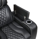 Apex Black Leather Power Reclining Living Room Set from Homelegance - Luna Furniture