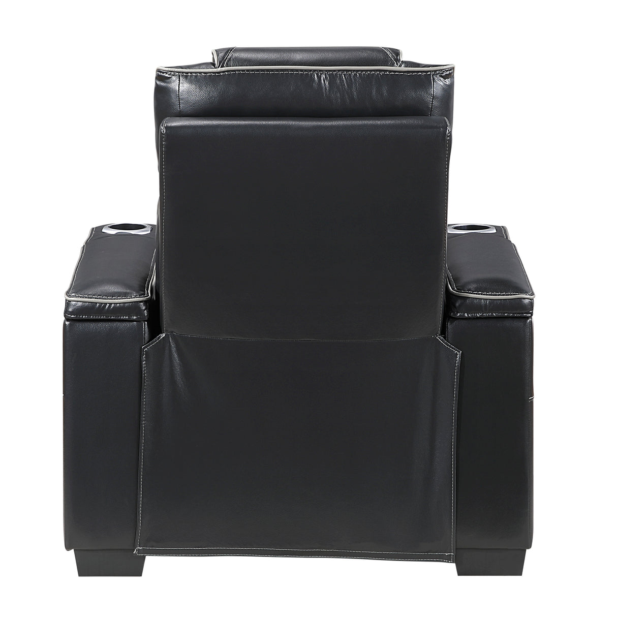 Apex Black Leather Power Reclining Living Room Set from Homelegance - Luna Furniture