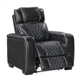 Apex Black Leather Power Reclining Living Room Set from Homelegance - Luna Furniture
