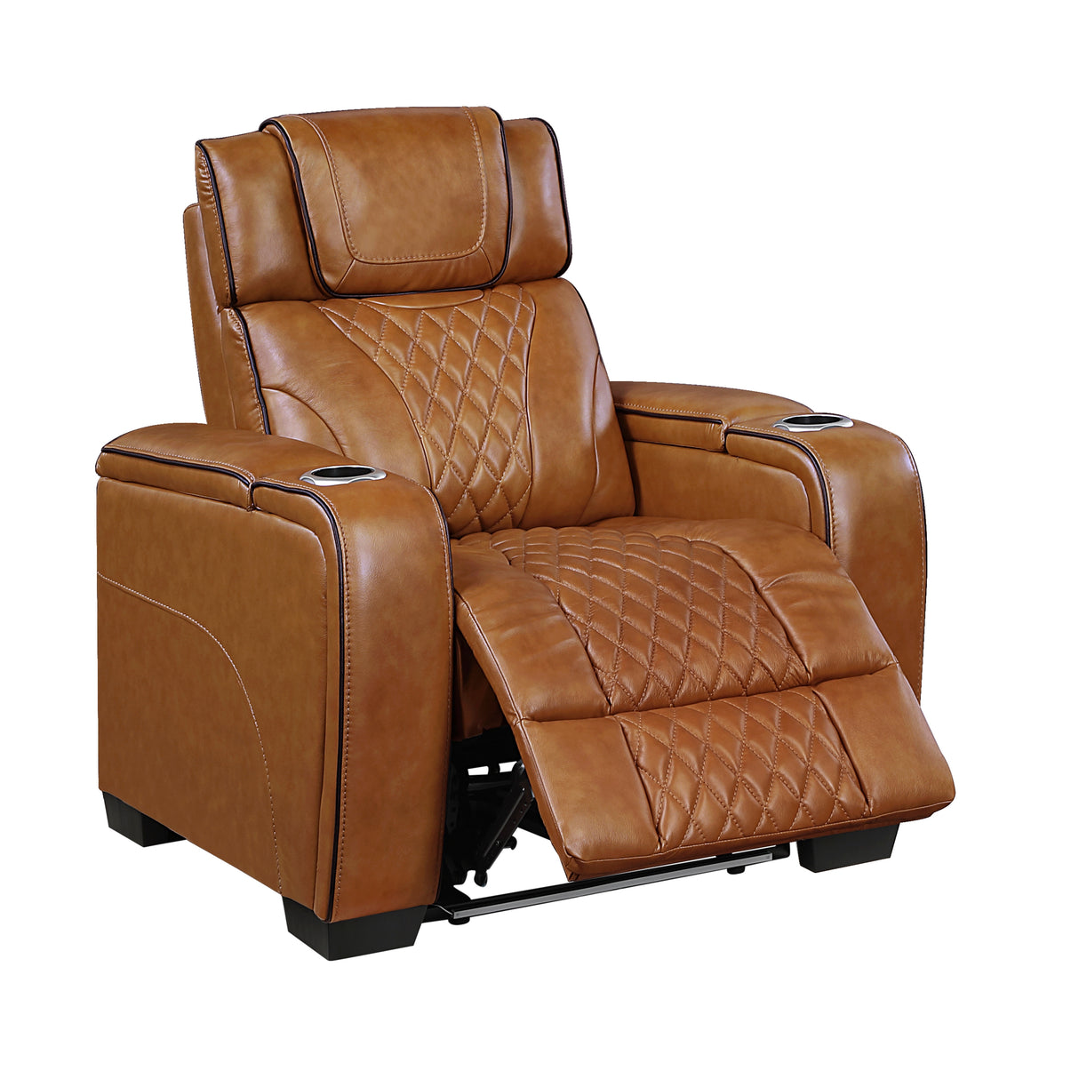 Apex Brown Leather Power Reclining Living Room Set from Homelegance - Luna Furniture