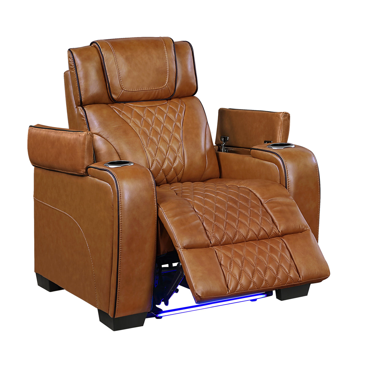 Apex Brown Leather Power Reclining Living Room Set from Homelegance - Luna Furniture