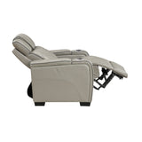 Apex Gray 3-Piece Leather Power Reclining Living Room Set from Homelegance - Luna Furniture
