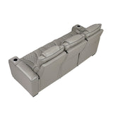 Apex Gray Leather Power Reclining Sofa and Loveseat from Homelegance - Luna Furniture