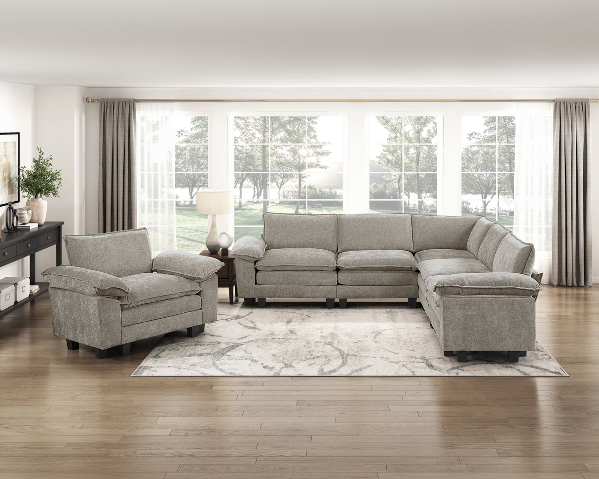 8450PWT-A 2 Arms with Adjustable Pillow Top from Homelegance - Luna Furniture