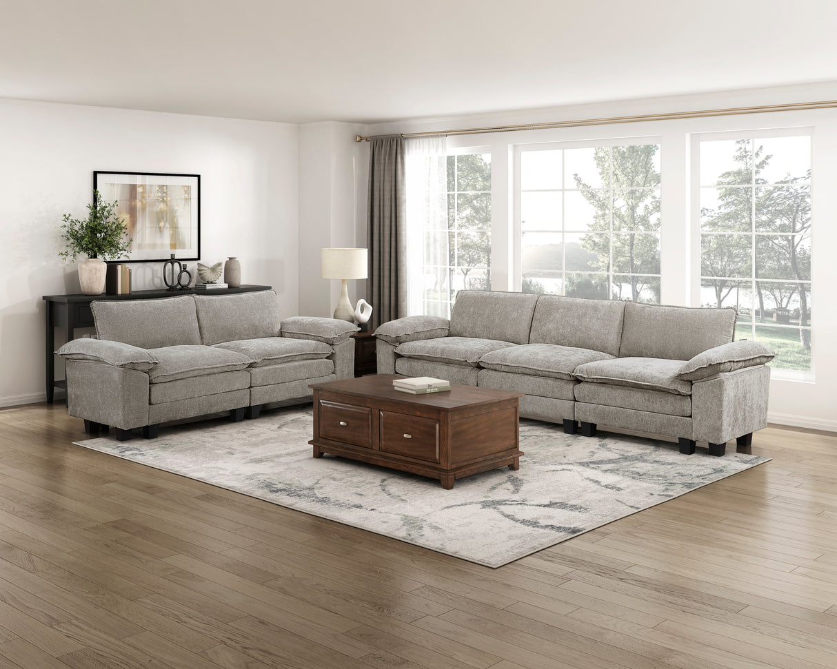 8450PWT-AC Armless Chair from Homelegance - Luna Furniture