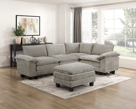 8450PWT-4 Ottoman from Homelegance - Luna Furniture