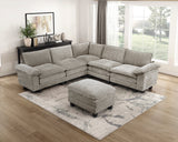 8450PWT-4 Ottoman from Homelegance - Luna Furniture
