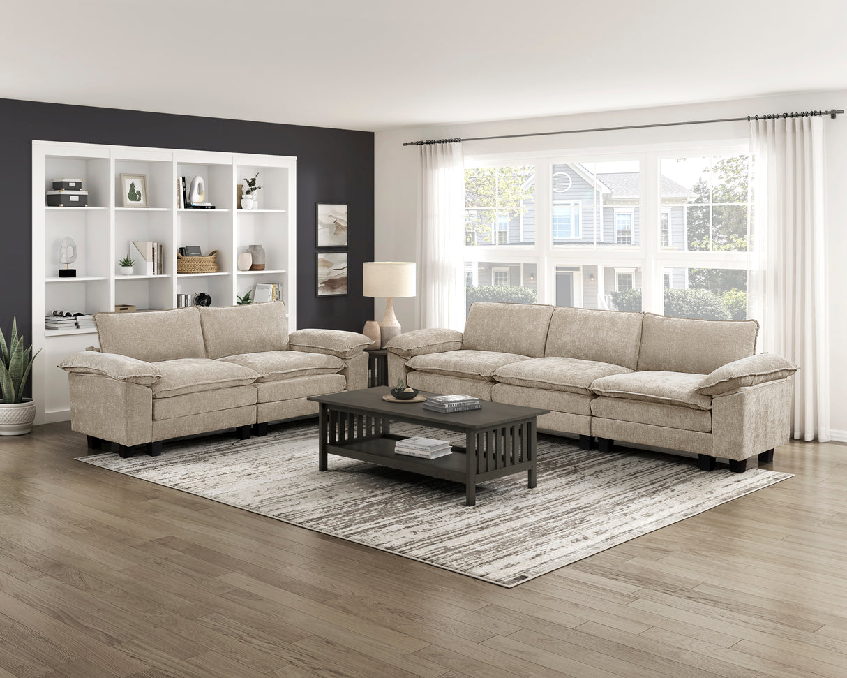 8450PWT-CR Corner Seat from Homelegance - Luna Furniture